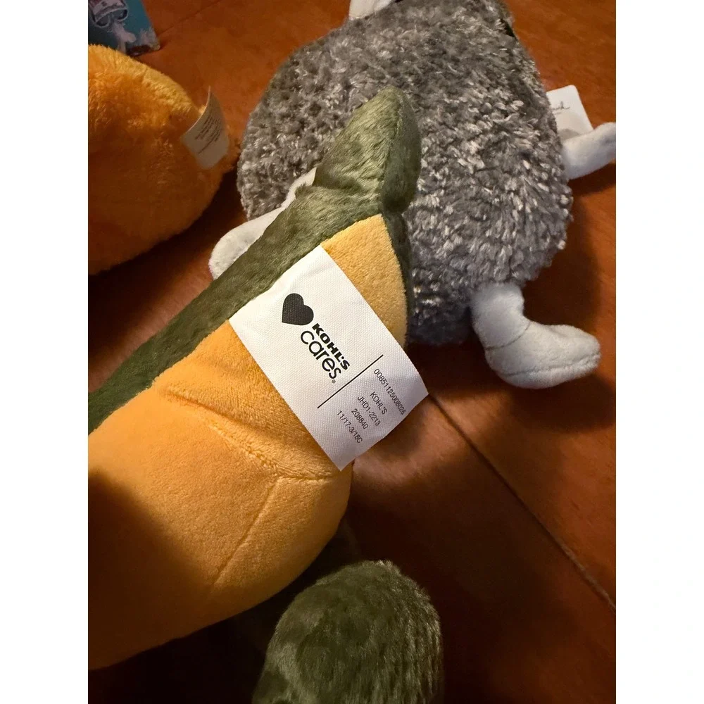 Kohls Cares Plush Lot 5 Dr Seuss Madeline Frederick Mouse Three Little Dinosaurs